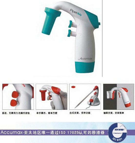 美国艾克迈斯Accumax PipetHelp辅助吸液器