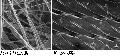 PP 预过滤膜和网膜